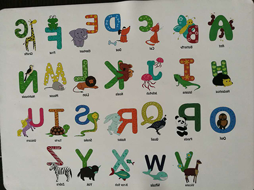 儿童识字字母